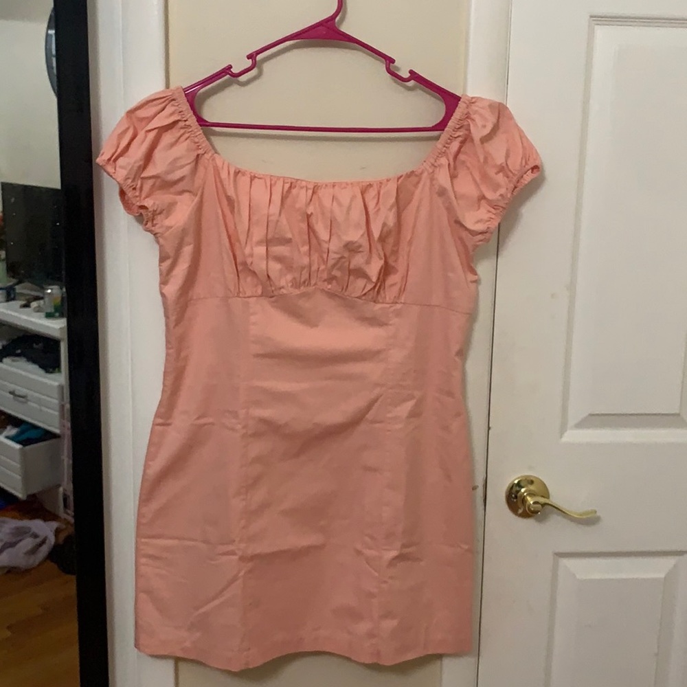 Lulus peachy pink dress